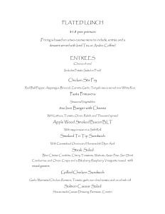 LUNCH BANQUET 02182016